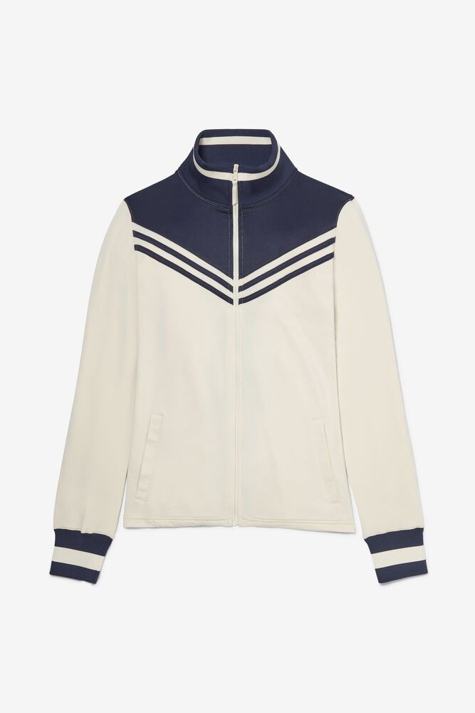 Fila Jacket Womens Beige - Heritage - Philippines 7369821-TJ